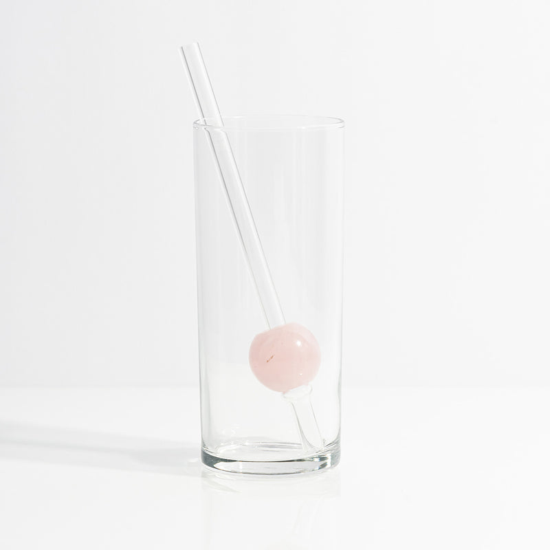 Rose Quartz Elixir Straw